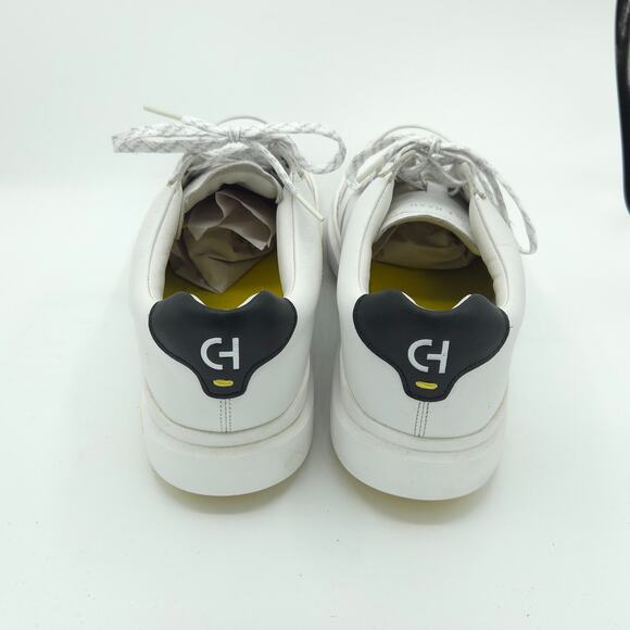 Cole Haan GrandPrø Am Men\'s Size 11 Golf Shoes White Navy Blue Yellow